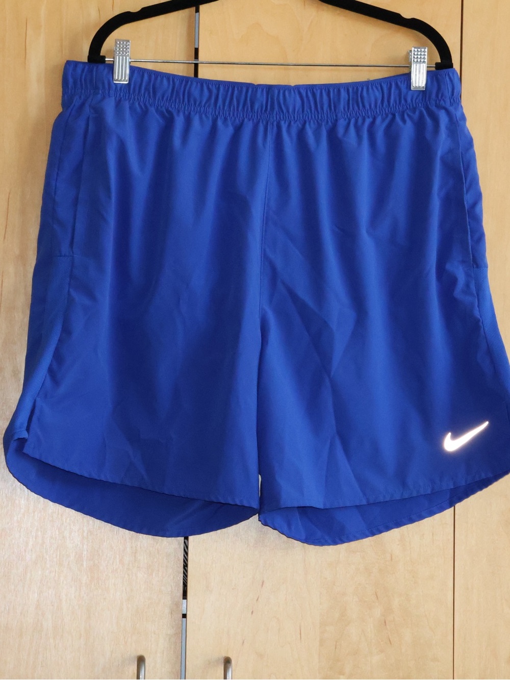 NIKE Men's Dri-FIT Athletic Lightweight Running Shorts Blue Size XL
